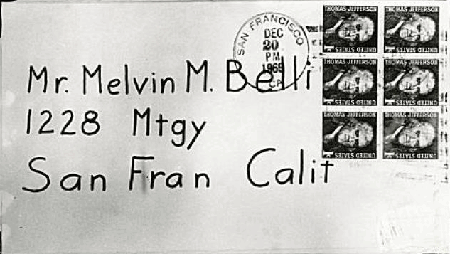 Bell-letter envelope