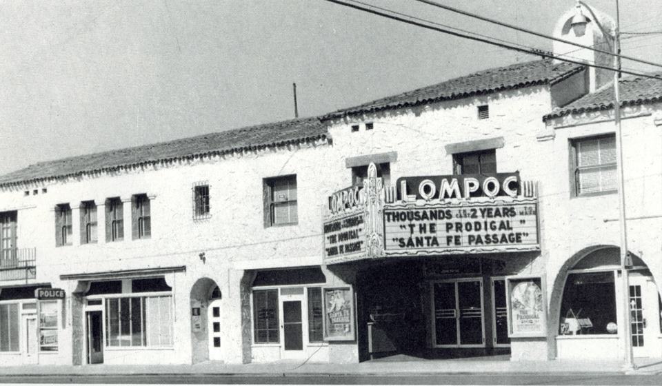 Lompoc Theater after 1955 remodel