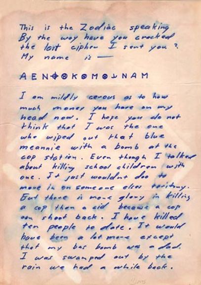 ZodiacApril20,1970 letter