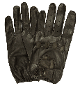Brown driving gloves