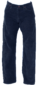 Dark blue corduroy